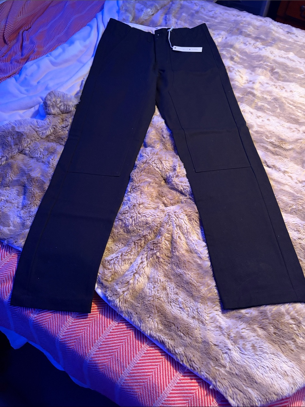 The Imogene + Willie Hencye Canvas Workpant in Black - Picture 1 of 4